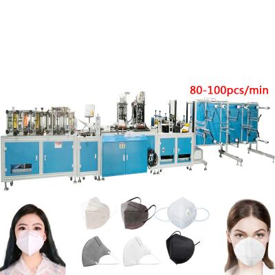 China Head Strap 380V N95 Earloop Mask Machine 110-130Pcs/Min High Speed n95 face mask machine for sale