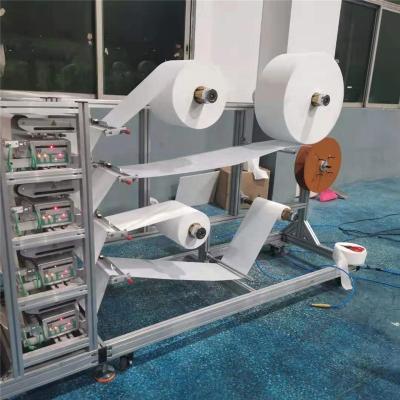 China Semi Auto KN95 Breathing Valve Welding Machine 110pcs/Min machine for medical mask  mask machine japan for sale