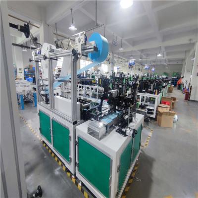 China 100pcs/Min Earloop Surgical Mask Machine-PLC Controlehoge snelheid Te koop