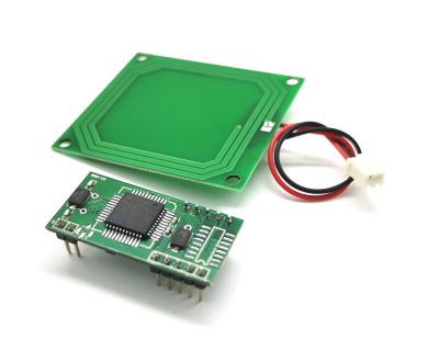 China 13.56mhz rfid reader module rfid embedded for MI-FARE card and ICO-DE card RS485 for sale