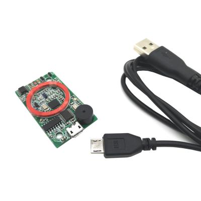 China DC 5V Dual Frequency RFID Reader Module NFC Reader HF RFID Reader for sale