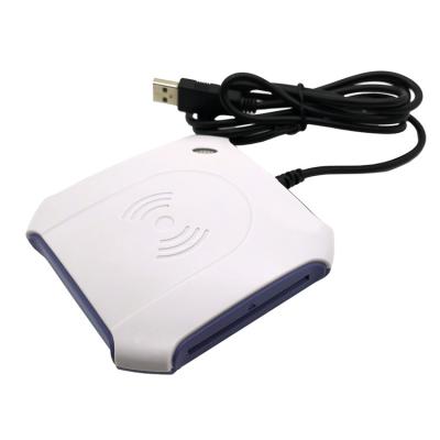 China ABS PCBA Desktop RFID Reader Mifare Card Encoder 1356mhz USB for sale