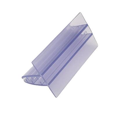 China Tenedor de etiqueta de precio de supermercado Portaetiquetas de estante de plástico reutilizable para estante de alambre en venta