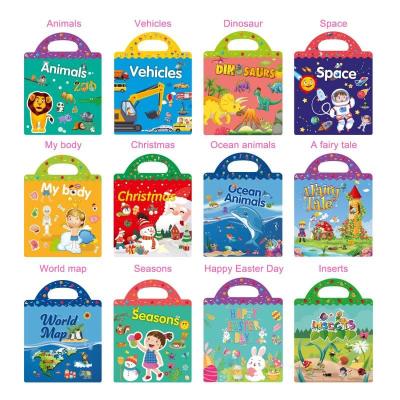 China Removable Toddler Sticker Books Educational Learning Toys Children Sticker Book for sale