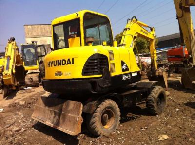 China USED HYUNDAI Wheel Excavator 60W-7 FOR SALE for sale