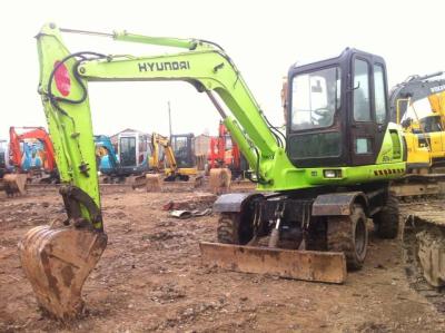 China USED HYUNDAI 60W-5 Wheel Excavator FOR SALE for sale