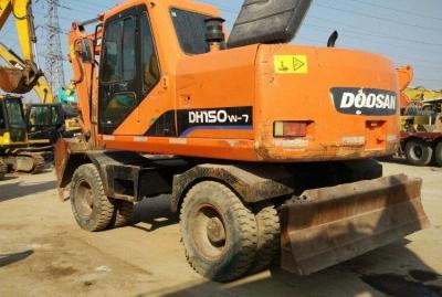 China USED DOOSAN DH150W-7 Wheel Excavator for sale