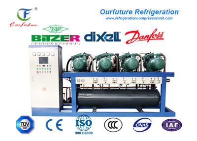China Unidade logística Chain 80HP do compressor da sala fria - 600HP para o fabricante de gelo à venda