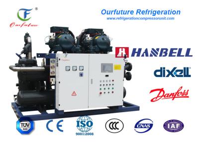 China PLC de condensación frío de las válvulas de Danfoss de la unidad de Hanbell Bitzer de la cámara del ajo en venta