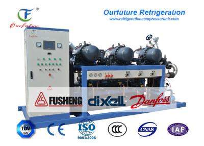 중국 R404a 찬 방 압축기 단위 나사 유형 ISO를 발송 전에 인공적으로 냉각하는 과일 판매용