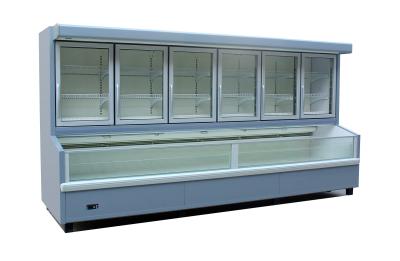 중국 결합된 R404A는 음식 전시 내각 아이스크림 전시 냉장고를 냉장했습니다 판매용