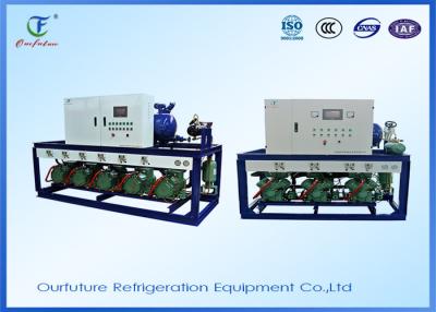 China Cold Room R22 Piston Refrigeration Compressor Unit Compact Structure for sale