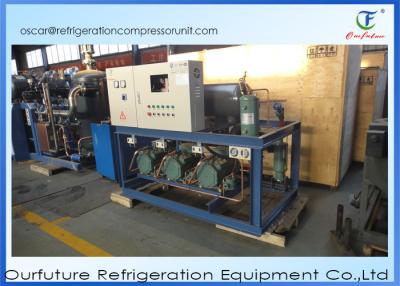 China R22  Freezer Condensing Unit Piston Type Compressor Rack for sale