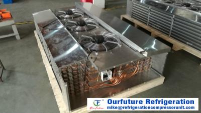 China Twin Air Blowing On Opposite Direction Unit Cooler Evaporator For Supermarket for sale