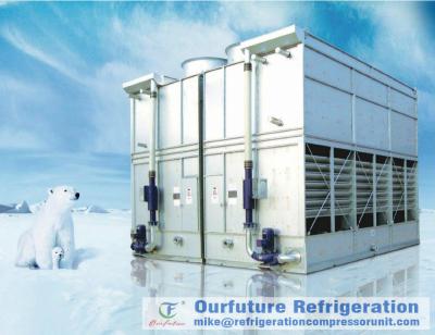 中国 低温貯蔵の冷凍のためのセリウムの蒸気化の冷却されたコンデンサー/冷却のコンデンサー 販売のため