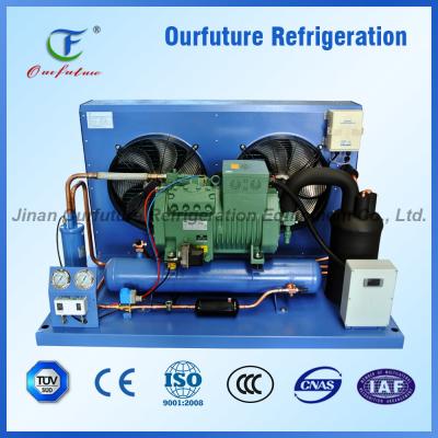 China ZR/ZB/ZF/ZS Refrigeration Compressor Unit 1-4 Compressors Shell And Tube / Finned Tube Condenser for sale