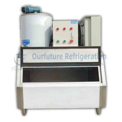 China R404a 600Kgs Commercial Ice Flaker Machine With Air Cooling Condenser for sale