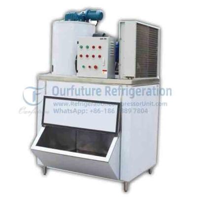 China 350 Kgs Commercial Fresh Water Flake Ice Machine With Germany Compressor for sale