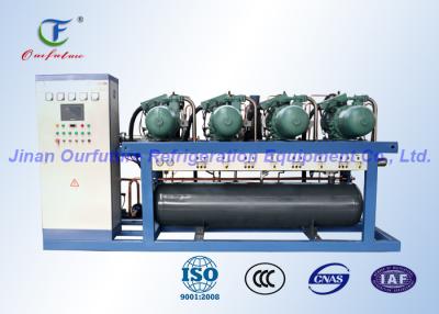China Unidade do compressor do parafuso da paralela de Danfoss, unidade de condensação de Copeland da sala fria de Apple à venda