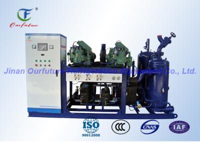 China Refrigerador refrescado aire del tornillo del congelador de ráfaga, unidad de condensación de Danfoss en venta