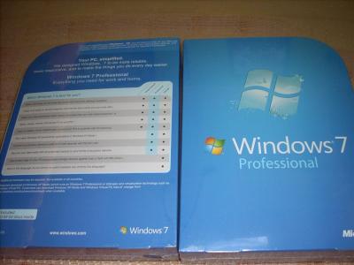China Russian / English Windows 7 Professional Retail Box win 7 home premium 32 bit sp1 for sale