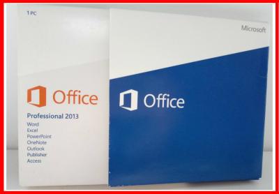 China Microsoft office 2013 professional plus product key full version DVD retailbox office 2013 pro activated for sale