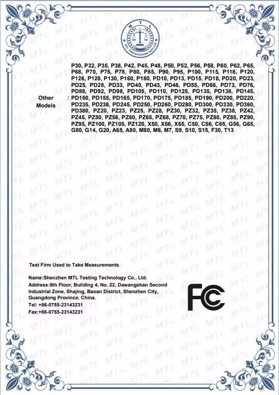 FCC - Chongqing Shuangchi Sign Making Co., Ltd.
