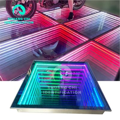 China Wireless Starlight Wedding RGB DMX Disco LED Dance Floor Light for Master-Slave Setup for sale