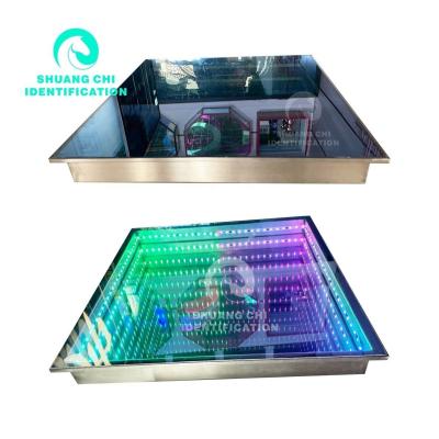 China DMX512 Controlled IP67 Rated Interactive LED Dance Floor with Pressure Sensitive Tech for sale