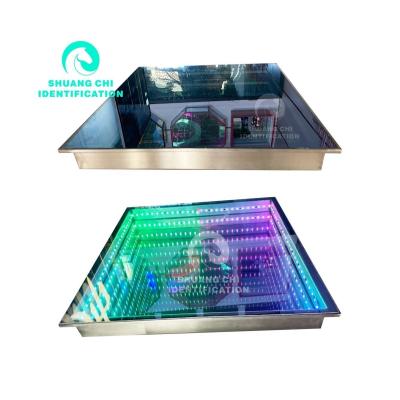 China Mesmerizing 3D Infinity Led Dance Floor Tiles with IP67 Rating and 50000 Hours Lifespan for sale