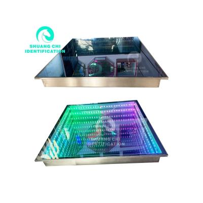 China Dazzling Visuals With Led Liquid Tiles Floor And Support Dimmer Brick Lights for sale