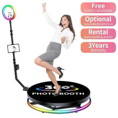 China Emergency Control Selfie Prop 360 Photo Booth Perfect for Weddings Parties and Events for sale