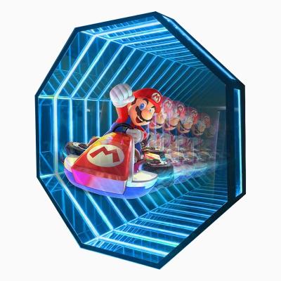 China 50 C Temperature Resistant 3D LED Fan Infinity Mirror Light Box for Any Environment for sale