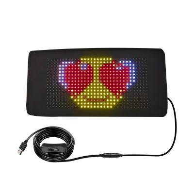 China Indoor LED Digital Signage Window Car Advertising Light with USB/5V LED Matrix Panel for sale