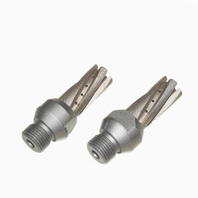 China Glass Sintered Diamond Core Drill Bits Electroplating Shank Drill Bits for sale