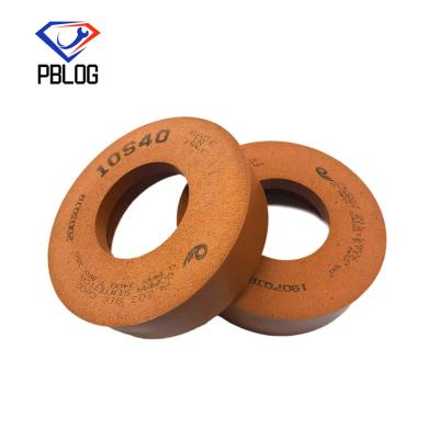 China 10S40 Rubber Polishing Abrasive Wheel Grit 150 / 130mm Glass Processing Tools for sale