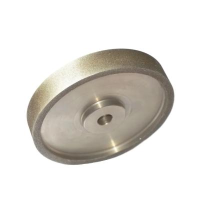 China Electroplating Wood Grinding Wheel Metal Grit Silver Customized for sale