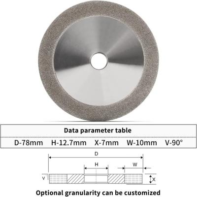 Chine Meule cylindrique Diamond Surface Hard de BCN de Centerless à vendre