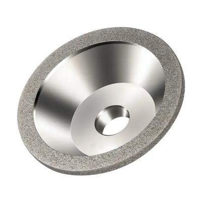 China Zilver van type het Kom Gegalvaniseerde Diamond Grinding Wheel Glass Edging Te koop