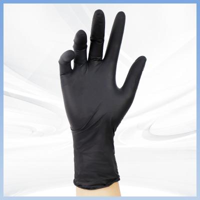 China Oil Resistant Food Processing Gloves Tear Resistant Textured Disposable Gloves for sale