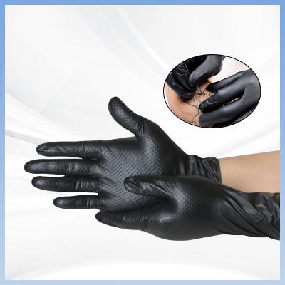 China Car Repair Disposable Nitrile Glove Oil Proof Wear Resistant Nitrile Hand Gloves for sale