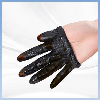 China OEM Diamond Texture 8mil Nitrile Gloves Disposable Pure Nitrile Gloves for sale