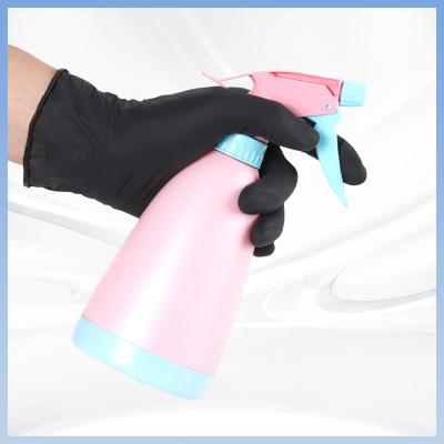China Disposable Black Nitrile Gloves For Catering Hygiene Household Cleaning for sale