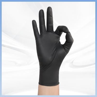 China Powder Free Latex Free Nitrile Safety Gloves For Food Processing for sale
