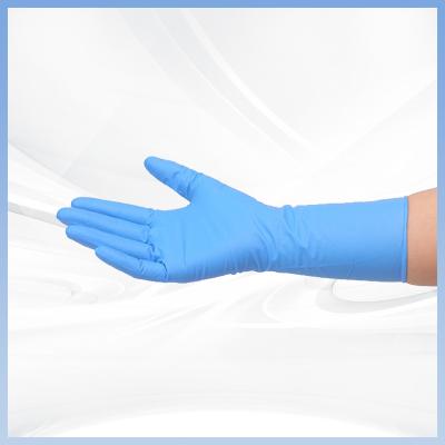 Chine Gants jetables hygiéniques bleus d'huile de laboratoire de gants résistants imperméables de sécurité à vendre