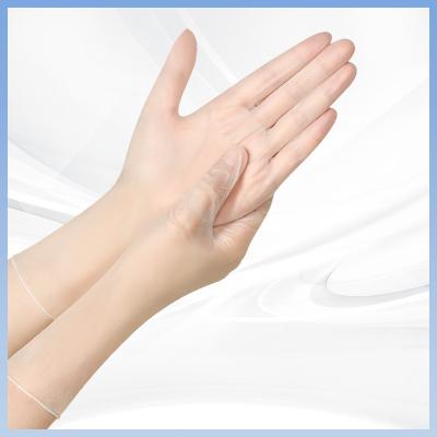 China OEM Transparent Disposable PVC Gloves Protective Disposable Exam Gloves for sale