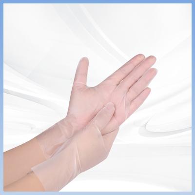 China Glatte Wegwerf-CPE-Handschuh-recyclebare klare Plastikwegwerfhandschuhe zu verkaufen