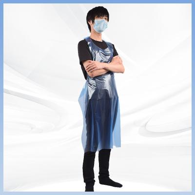 China Individual Packaging Adult Disposable Plastic Aprons 71cm*116cm for sale
