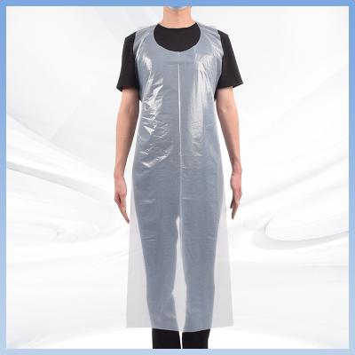 China Transparent Lightweight Disposable Apron Plastic For Laboratory Hospital for sale