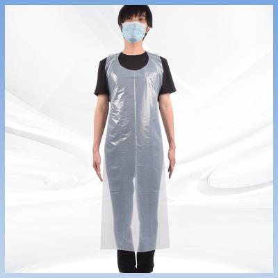 China Antibacterial Antifouling Disposable Plastic Aprons Household Cleaning CPE Apron for sale